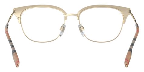 Burberry™ BE1334 1109 52 Pale Gold/Black Eyeglasses